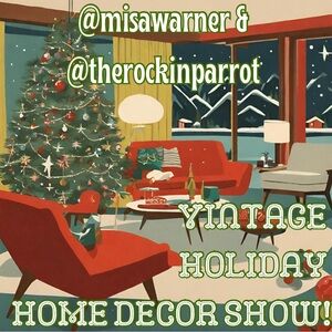 Monday: Vintage Christmas with @therockinparrot! Like This to Get Notified ❤️